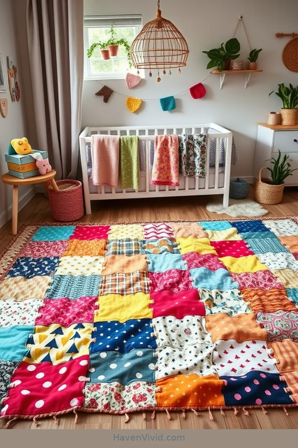 13 Creative Ways for Using Upcycled Fabric in Urban Nursery Living 11 Patchwork Play Mats for 13 Creative Ways for Using Upcycled Fabric in Urban Nursery Living