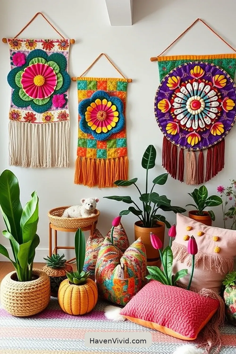 13 Creative Ways for Using Upcycled Fabric in Urban Nursery Living 8 Upcycled Fabric Art for 13 Creative Ways for Using Upcycled Fabric in Urban Nursery Living