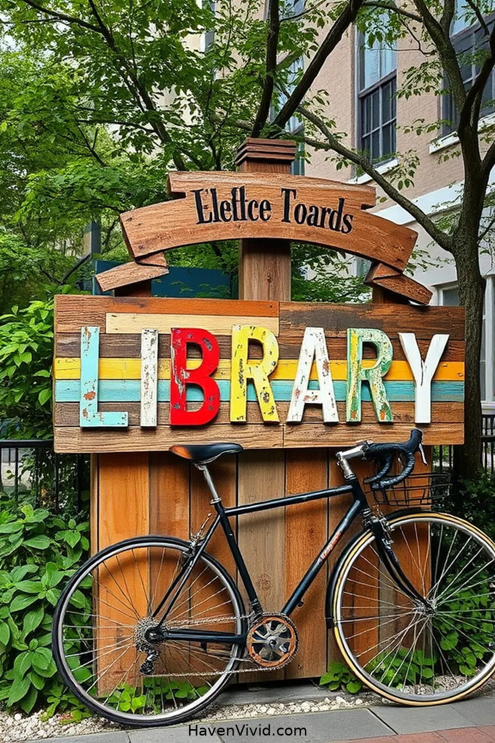 13 Innovative Ways of Using Reclaimed Materials in Urban Library Living 9 Creative Signage From Salvaged Items for 13 Innovative Ways of Using Reclaimed Materials in Urban Library Living