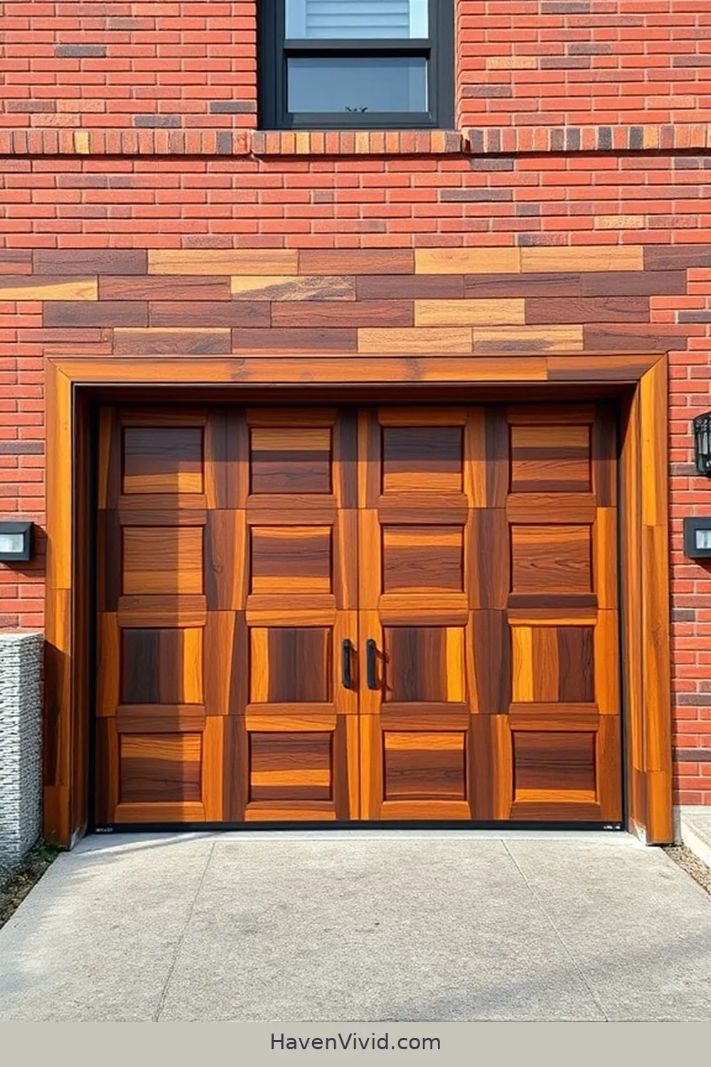 13 Inspiring Ways for Urban Living in Your Garage Using Recycled Wood 8 Unique Garage Doors for 13 Inspiring Ways for Urban Living in Your Garage Using Recycled Wood