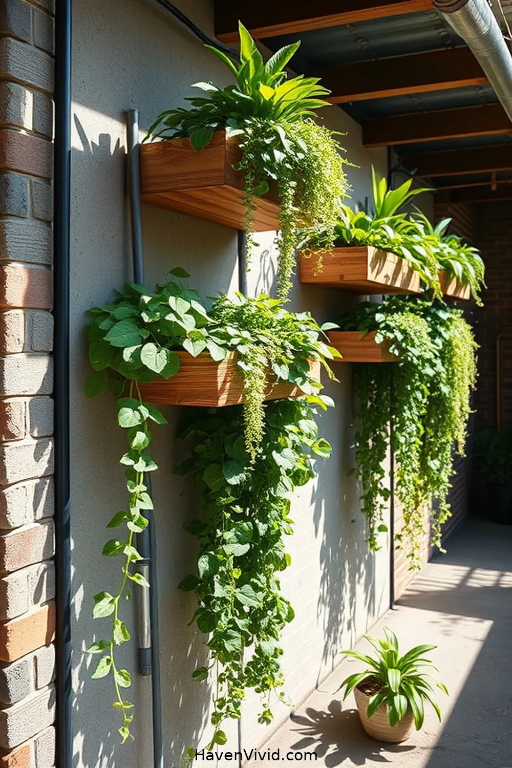 13 Inspiring Ways for Urban Living in Your Garage Using Recycled Wood 6 Vertical Garden Planters for 13 Inspiring Ways for Urban Living in Your Garage Using Recycled Wood