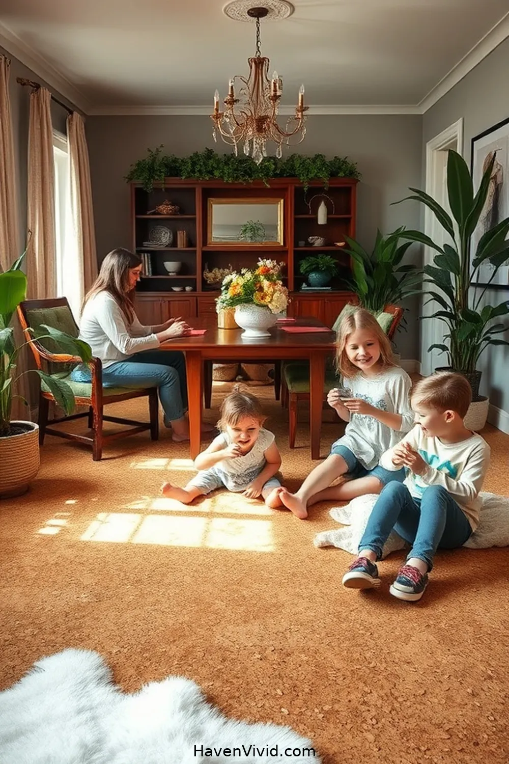 13 Reasons Cork Is Ideal for Family-Friendly Dining Rooms 6 Comfortable Underfoot for 13 Reasons Cork Is Ideal for Family-Friendly Dining Rooms