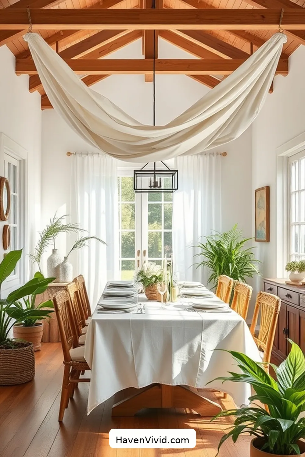 13 Ways to Achieve Coastal Living in Your Dining Room Using Organic Cotton 13 Create Seasonal Decor With Organic Cotton Banners for 13 Ways to Achieve Coastal Living in Your Dining Room Using Organic Cotton