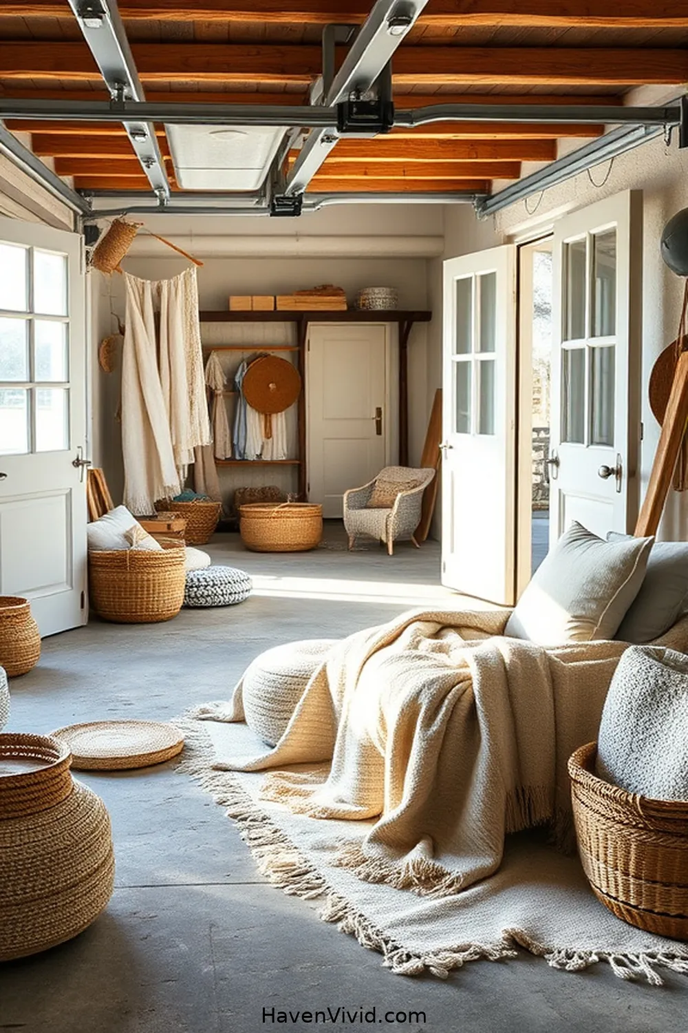 13 Ways to Achieve Coastal Living in Your Garage Using Organic Cotton 9 Add Organic Cotton Throws for Warmth and Texture for 13 Ways to Achieve Coastal Living in Your Garage Using Organic Cotton