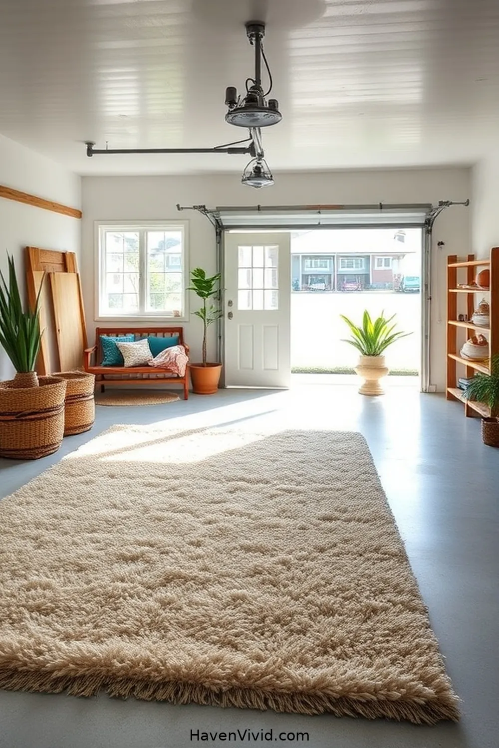 13 Ways to Achieve Coastal Living in Your Garage Using Organic Cotton 3 Incorporate Organic Cotton Area Rugs to Add Comfort for 13 Ways to Achieve Coastal Living in Your Garage Using Organic Cotton
