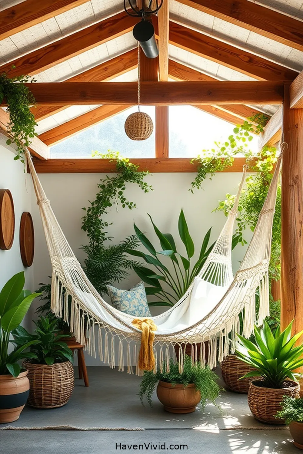 13 Ways to Achieve Coastal Living in Your Garage Using Organic Cotton 11 Install Organic Cotton Hammocks for Relaxation for 13 Ways to Achieve Coastal Living in Your Garage Using Organic Cotton