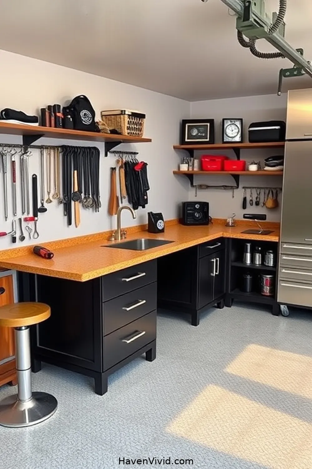 13 Ways to Achieve a Glamorous Lifestyle in Your Garage Using Cork 4 Customized Cork Workbench Tops for 13 Ways to Achieve a Glamorous Lifestyle in Your Garage Using Cork