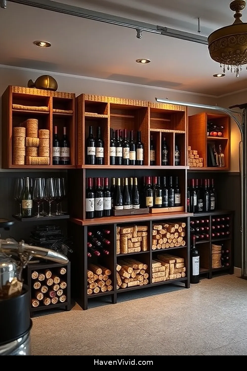 13 Ways to Achieve a Glamorous Lifestyle in Your Garage Using Cork 12 Upcycled Cork Wine Racks for 13 Ways to Achieve a Glamorous Lifestyle in Your Garage Using Cork