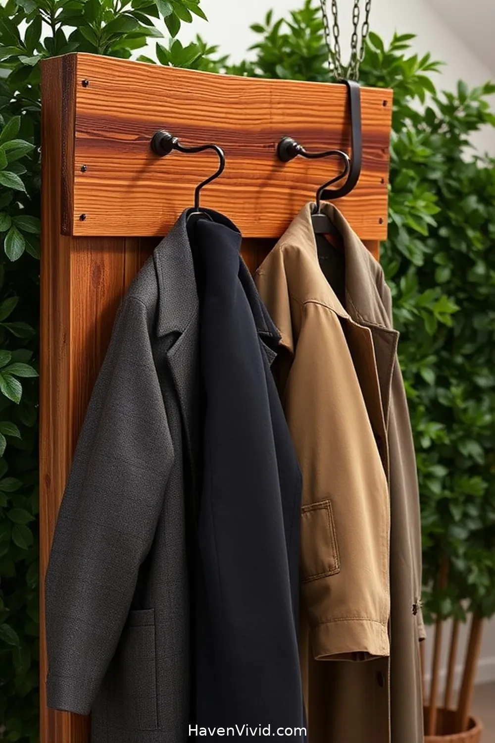 13 Ways to Achieve a Minimalist Lifestyle in Your Entryway Using Recycled Wood 4 Create a Rustic Coat Rack for 13 Ways to Achieve a Minimalist Lifestyle in Your Entryway Using Recycled Wood