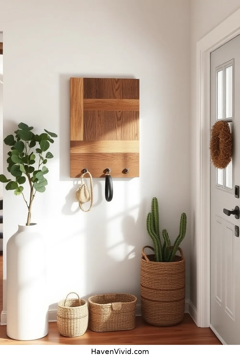 13 Ways to Achieve a Minimalist Lifestyle in Your Entryway Using Recycled Wood 6 Use Recycled Wood for Key Holders for 13 Ways to Achieve a Minimalist Lifestyle in Your Entryway Using Recycled Wood