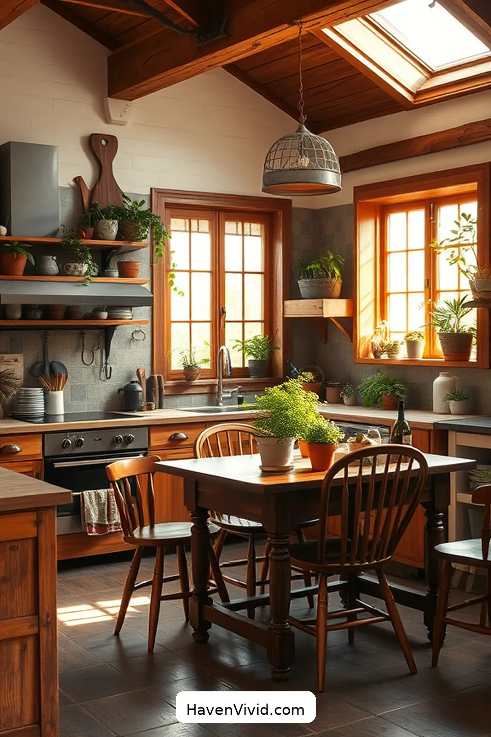 13 Ways to Create a Family-Friendly Kitchen Using Recycled Wood 9 Vintage Wood Furniture for 13 Ways to Create a Family-Friendly Kitchen Using Recycled Wood