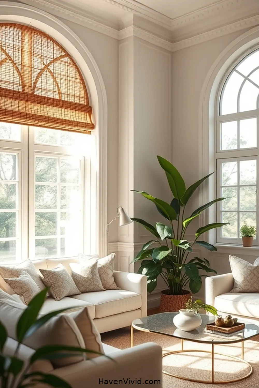 13 Ways to Create a Family-Friendly Living Room Using Bamboo Décor 6 Install Bamboo Window Treatments for 13 Ways to Create a Family-Friendly Living Room Using Bamboo Décor