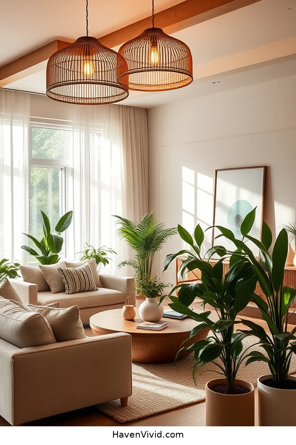 13 Ways to Create a Family-Friendly Living Room Using Bamboo Décor 9 Utilize Bamboo Lighting Fixtures for 13 Ways to Create a Family-Friendly Living Room Using Bamboo Décor