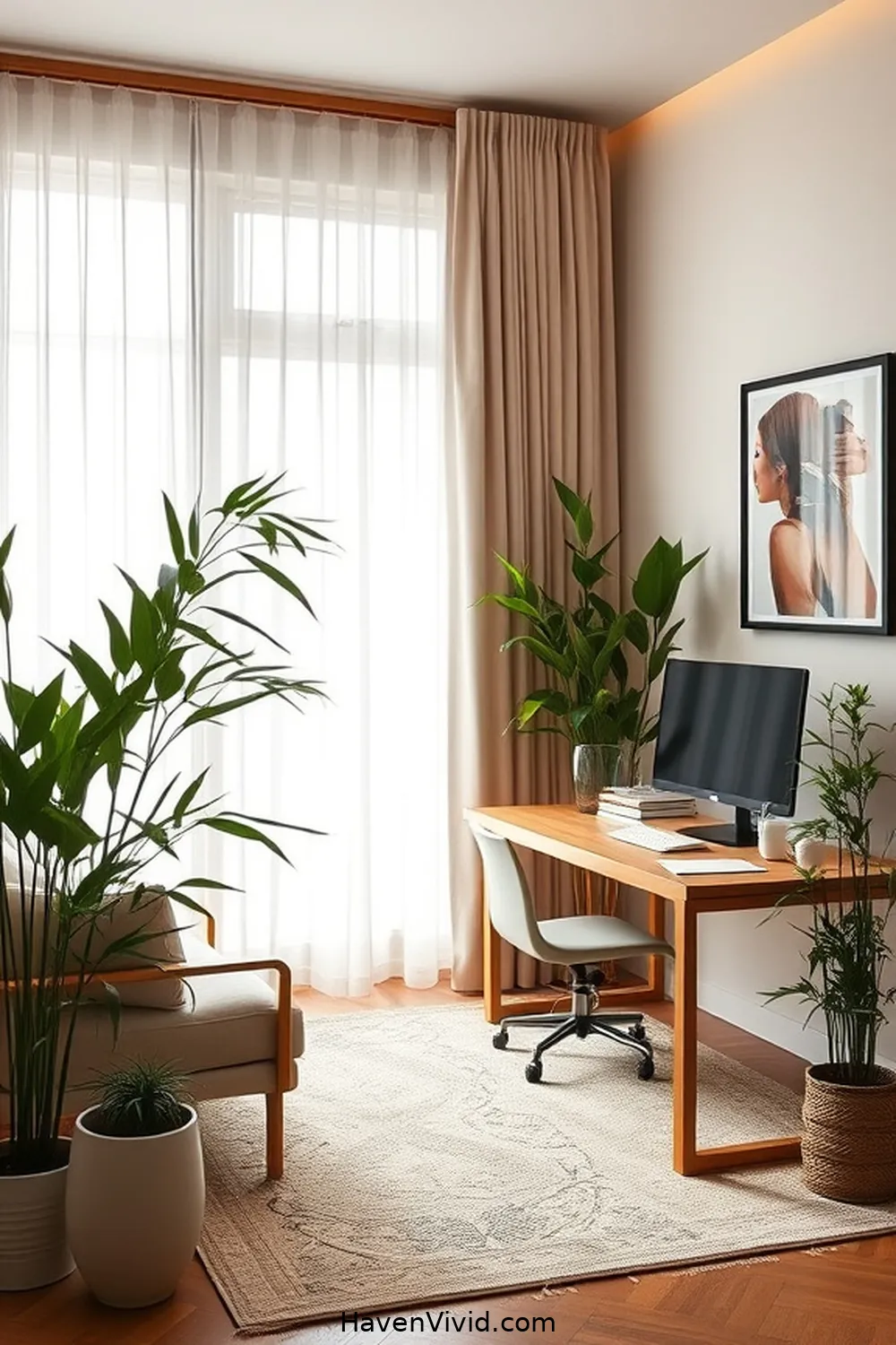 Personalize Your Space With Bamboo-Inspired Elements for 13 Ways to Embrace a Minimalist Lifestyle in Your Home Office Using Bamboo