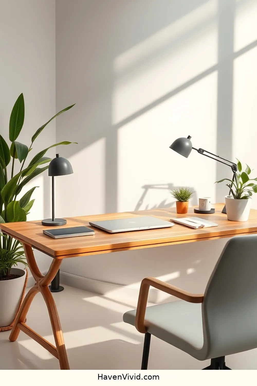 Use Bamboo Desk Accessories for a Cohesive Look for 13 Ways to Embrace a Minimalist Lifestyle in Your Home Office Using Bamboo