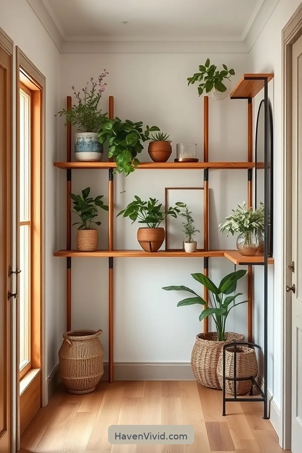 13 Ways to Use Bamboo in Your Farmhouse Hallway 6 Bamboo Shelving for Display and Storage for 13 Ways to Use Bamboo in Your Farmhouse Hallway