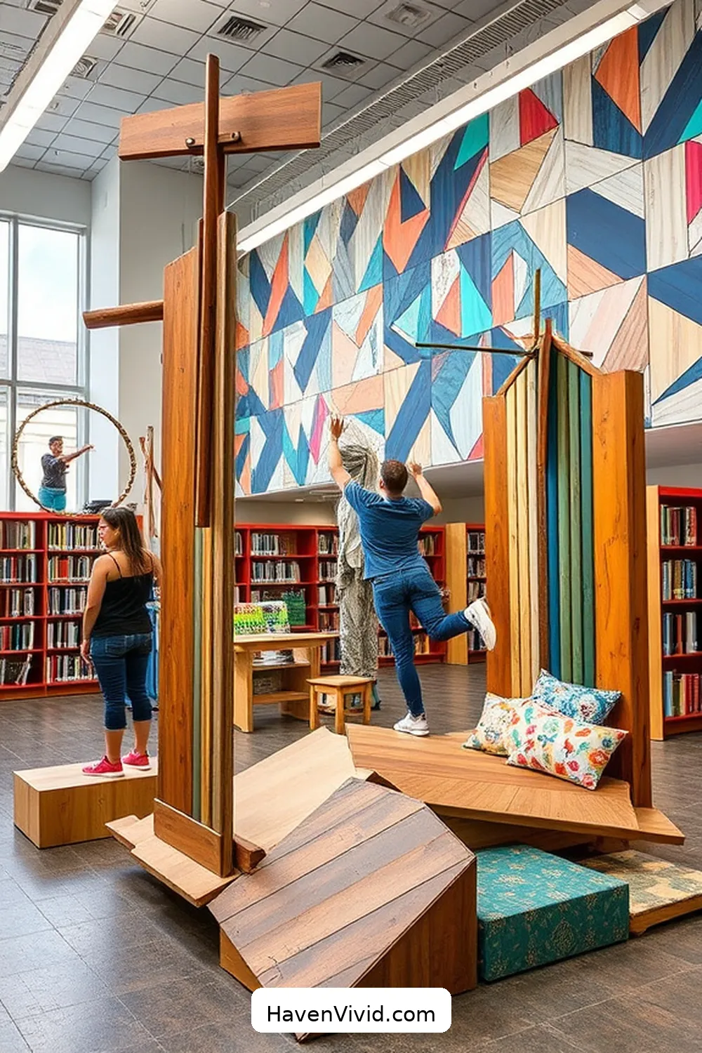 14 Artistic Spaces in Libraries Using Reclaimed Materials 13 Interactive Art: Engaging Communities With Reclaimed Materials for 14 Artistic Spaces in Libraries Using Reclaimed Materials