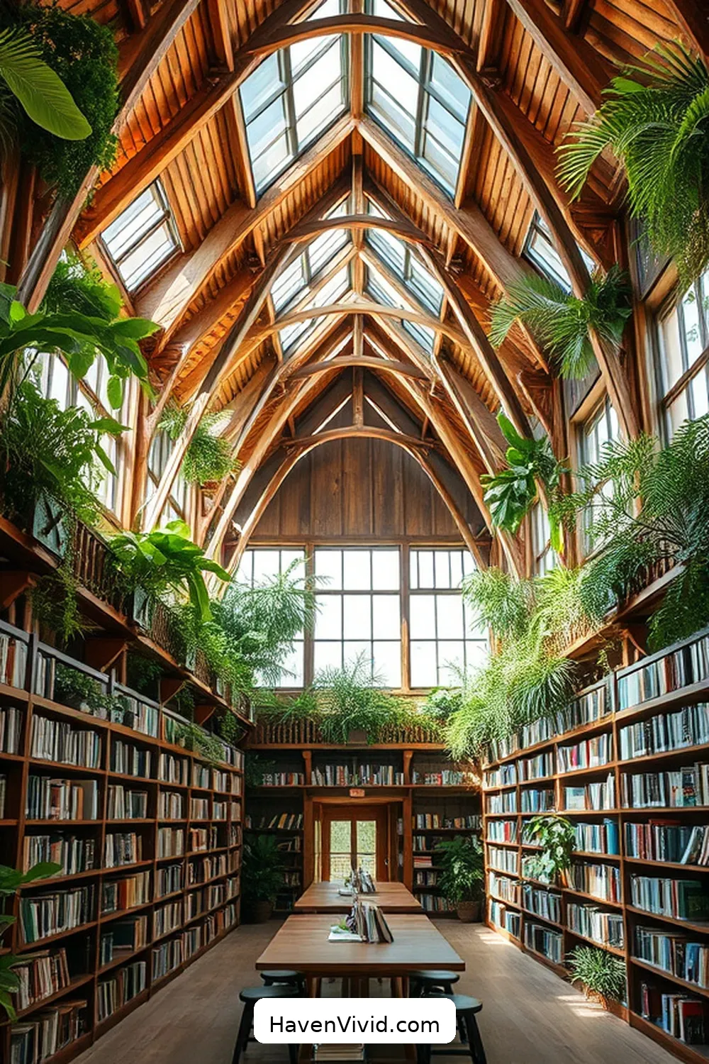 14 Artistic Spaces in Libraries Using Reclaimed Materials 2 The Reclaimed Wood Wonderland: A Library Like No Other for 14 Artistic Spaces in Libraries Using Reclaimed Materials