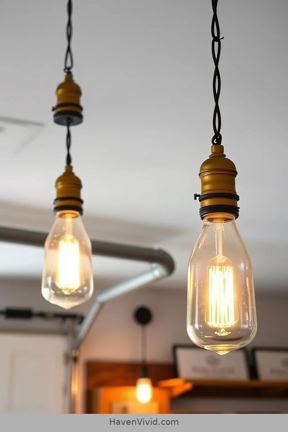Upcycled Lighting Fixtures to Illuminate Your Space for 14 Chic Ways to Create a Glamorous Garage Using Reclaimed Materials