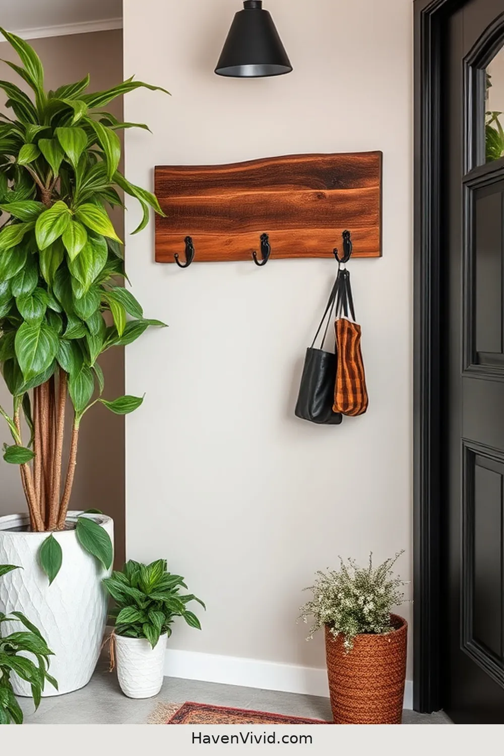 14 Creative Eco-Friendly Entryway Designs Using Recycled Wood 10 Timber Key Holder for 14 Creative Eco-Friendly Entryway Designs Using Recycled Wood