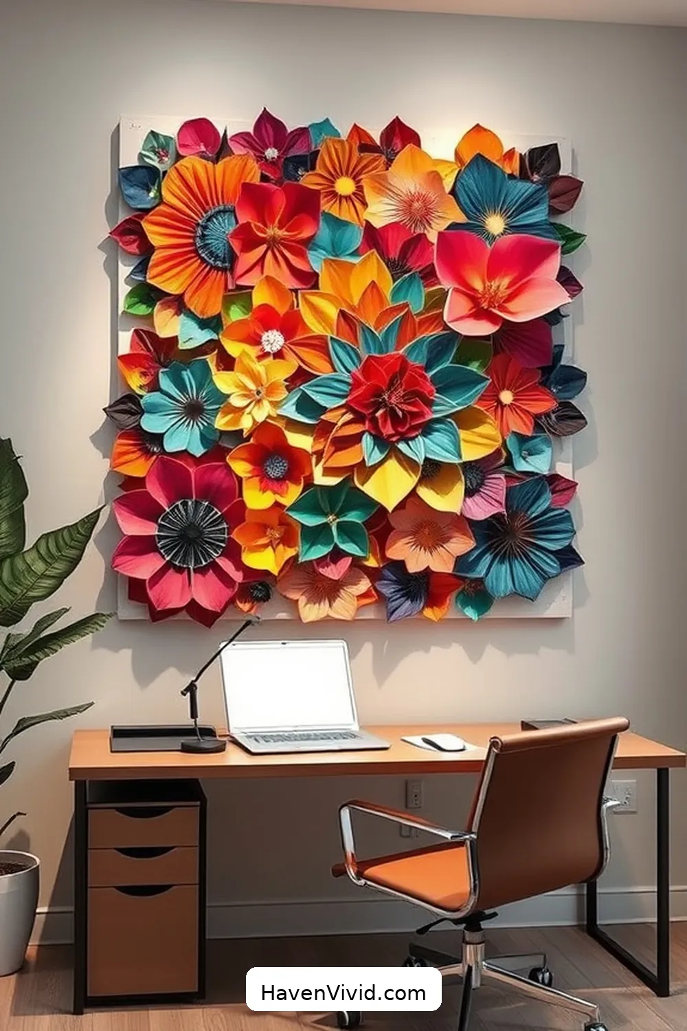 14 Creative Ways for Eco-Friendly Living in Your Home Office Using Reclaimed Materials 11 Recycled Paper Wall Art for 14 Creative Ways for Eco-Friendly Living in Your Home Office Using Reclaimed Materials