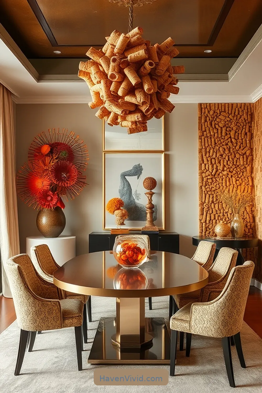 14 Creative Ways of Using Cork in Artistic Dining Room Spaces 14 Cork Art Display: Showcasing Your Creativity for 14 Creative Ways of Using Cork in Artistic Dining Room Spaces