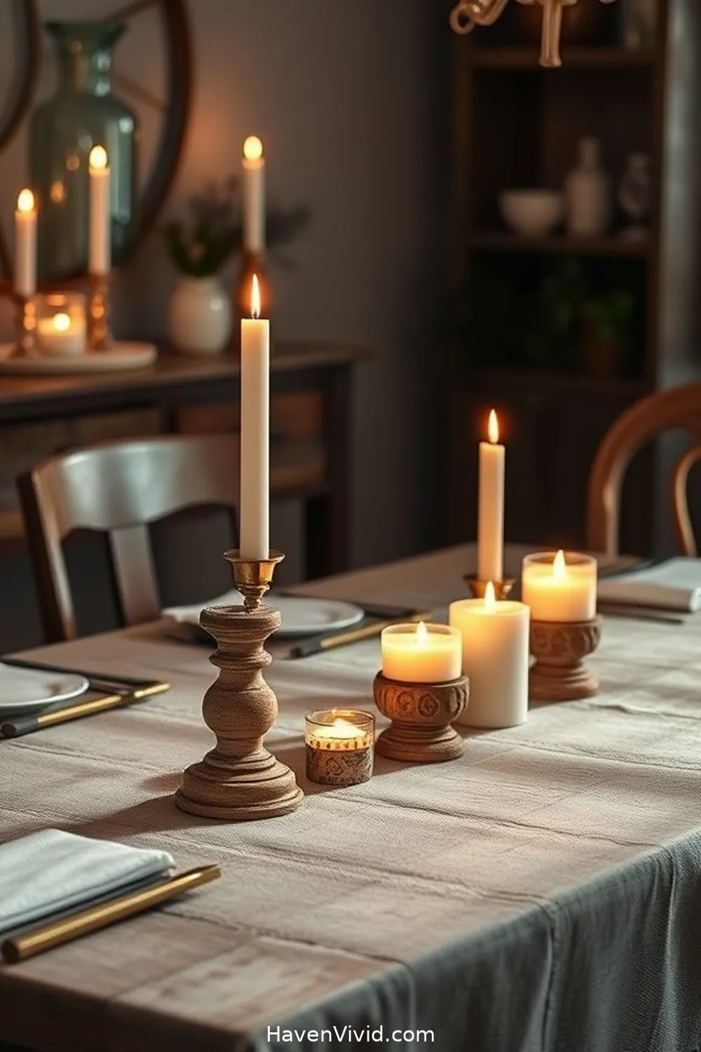 14 Creative Ways of Using Cork in Artistic Dining Room Spaces 12 Cork Candle Holders: Warm Ambiance for 14 Creative Ways of Using Cork in Artistic Dining Room Spaces