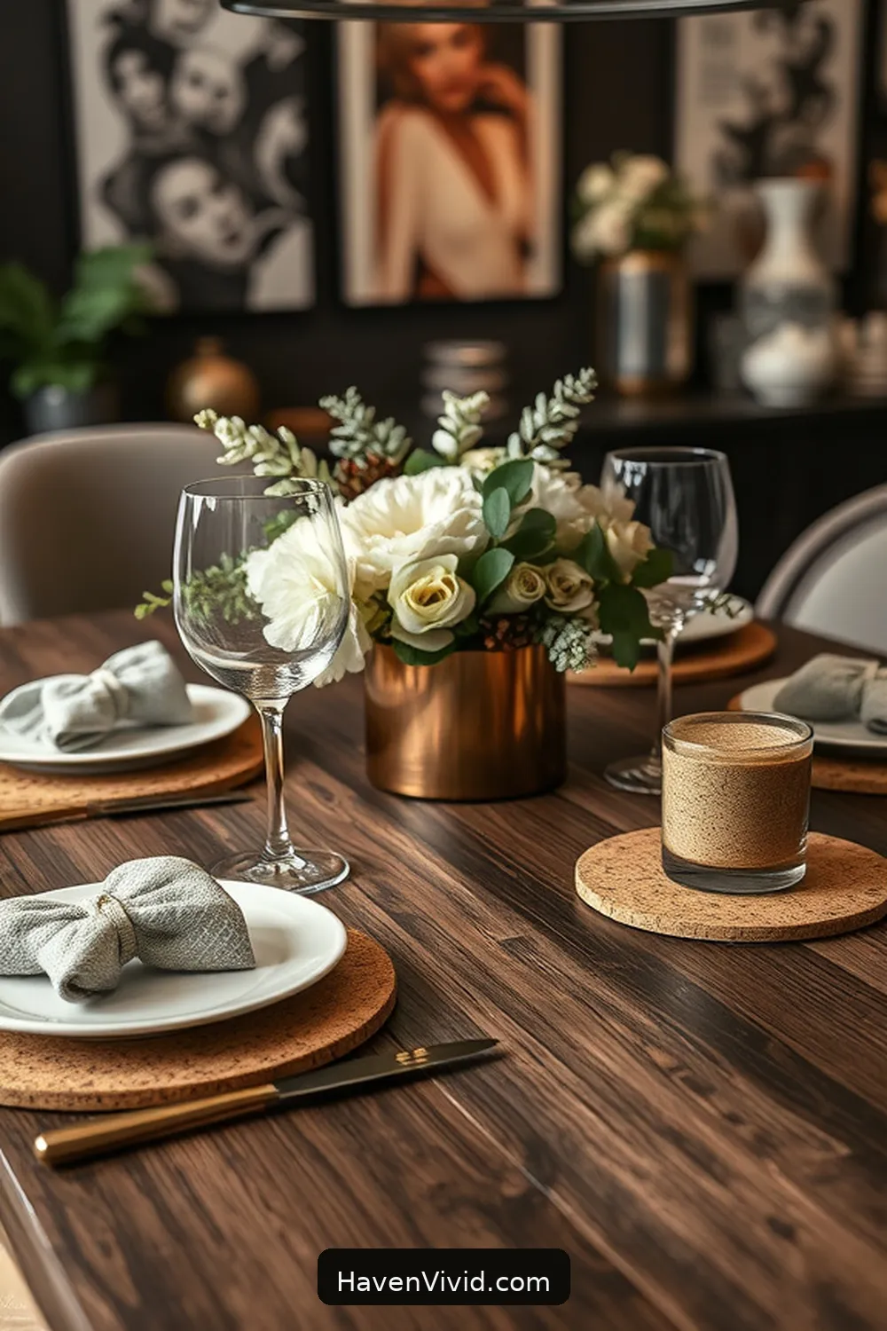 14 Creative Ways of Using Cork in Artistic Dining Room Spaces 3 Stylish Cork Coasters: Protecting Your Surfaces for 14 Creative Ways of Using Cork in Artistic Dining Room Spaces