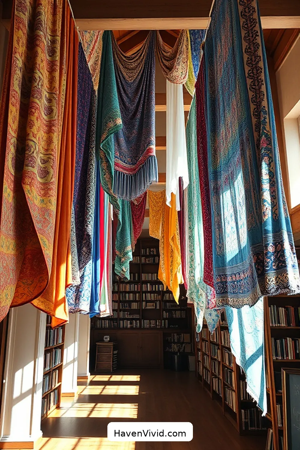 14 Creative Ways to Embrace Eco-Friendly Living in Your Library Using Upcycled Fabric 8 Fabric Art Installations for 14 Creative Ways to Embrace Eco-Friendly Living in Your Library Using Upcycled Fabric