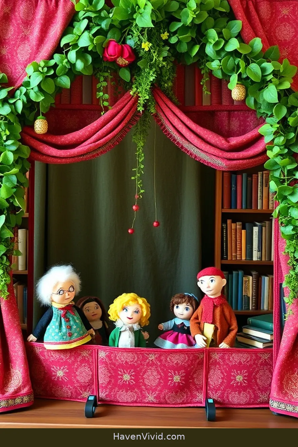 14 Creative Ways to Embrace Eco-Friendly Living in Your Library Using Upcycled Fabric 9 Storytime Puppet Theater for 14 Creative Ways to Embrace Eco-Friendly Living in Your Library Using Upcycled Fabric