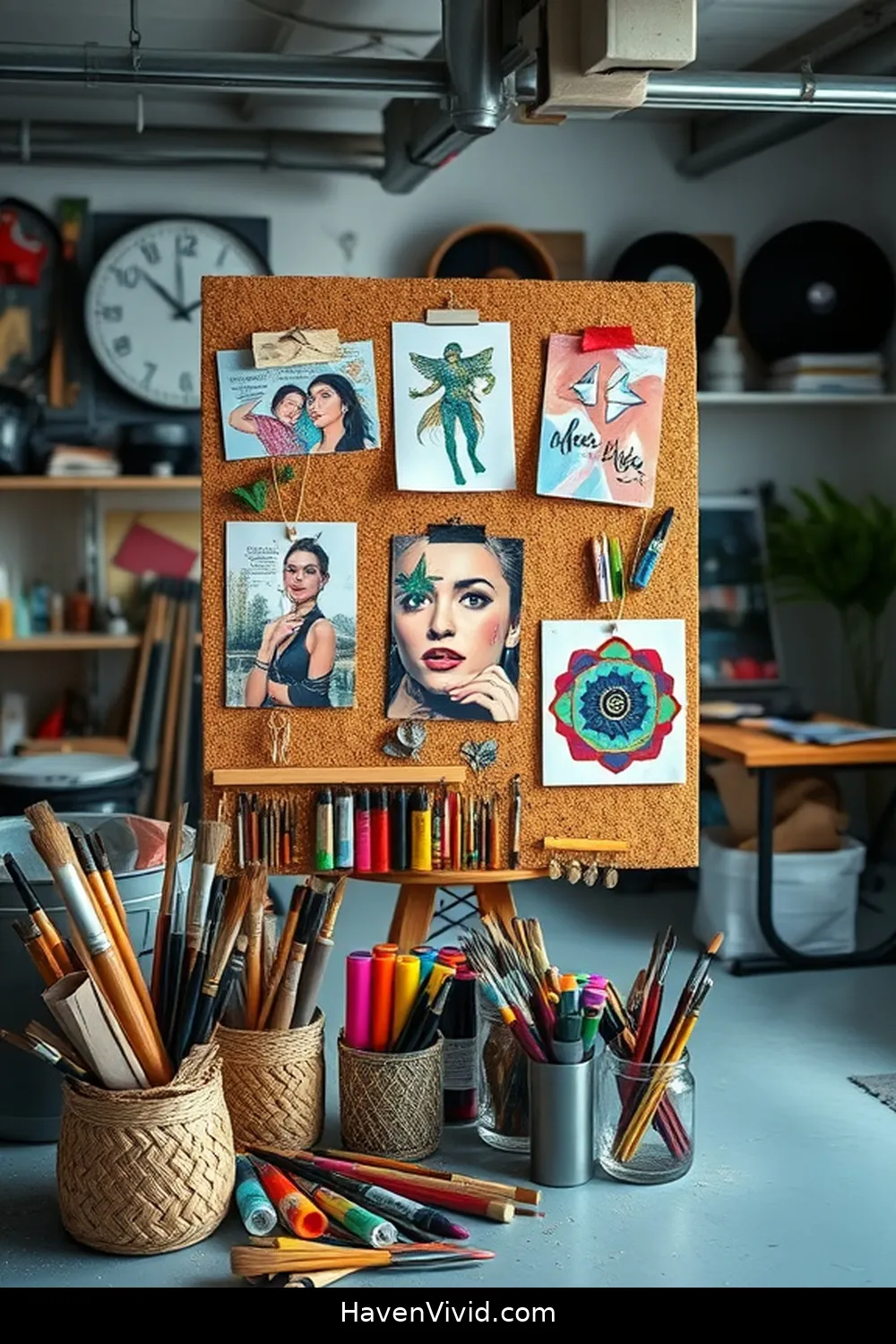 14 Creative Ways to Transform Artistic Garage Spaces Using Cork 11 Design a Cork Pinboard for Inspiration for 14 Creative Ways to Transform Artistic Garage Spaces Using Cork