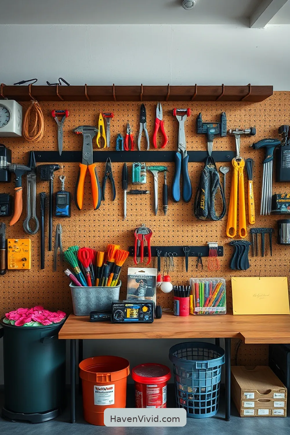 14 Creative Ways to Transform Artistic Garage Spaces Using Cork 15 Make Cork Wall Hooks for Tools and Supplies for 14 Creative Ways to Transform Artistic Garage Spaces Using Cork