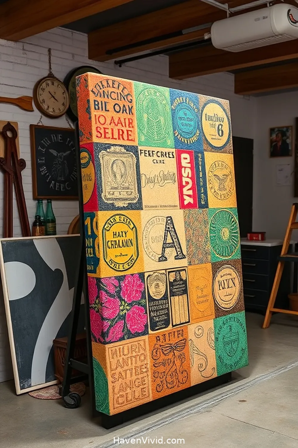 14 Creative Ways to Transform Artistic Garage Spaces Using Cork 14 Use Cork as Stamps for Printing for 14 Creative Ways to Transform Artistic Garage Spaces Using Cork