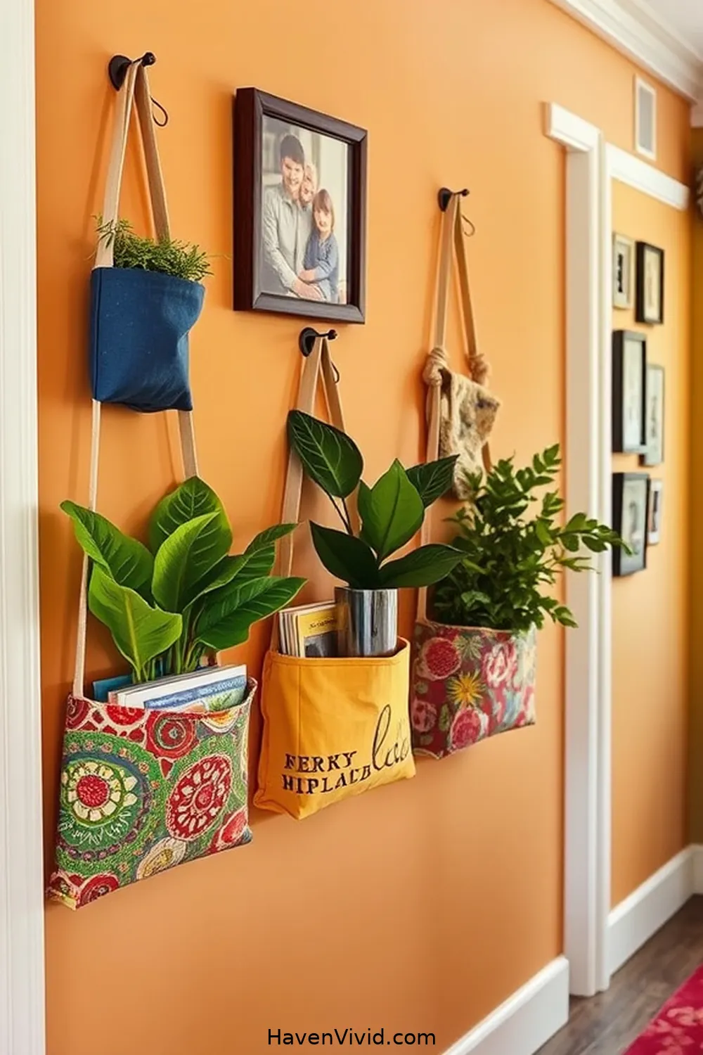 14 Creative Ways to Use Upcycled Fabric for a Family-Friendly Hallway 12 Cozy Fabric Wall Pockets for 14 Creative Ways to Use Upcycled Fabric for a Family-Friendly Hallway