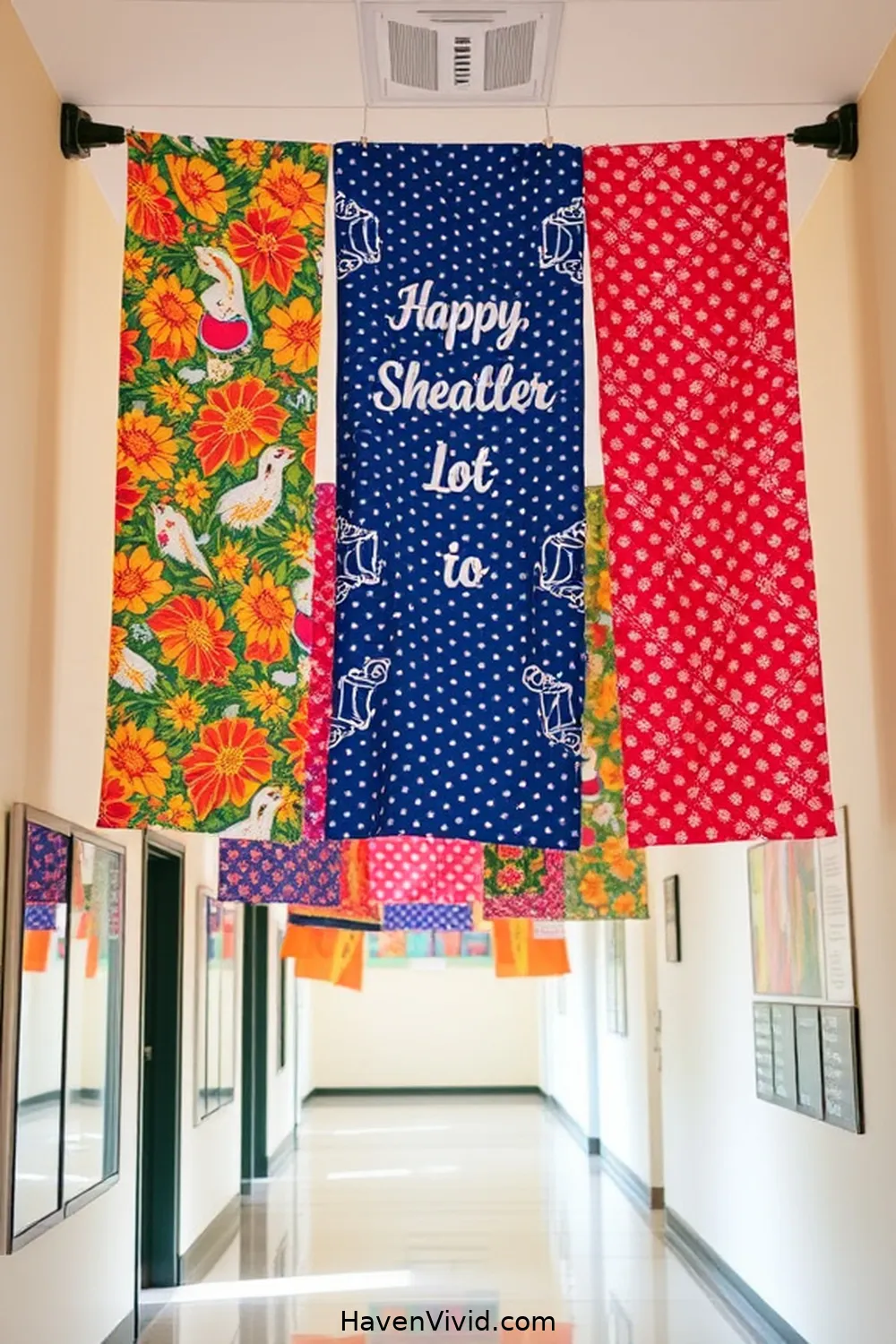 14 Creative Ways to Use Upcycled Fabric for a Family-Friendly Hallway 3 Upcycled Fabric Banners for 14 Creative Ways to Use Upcycled Fabric for a Family-Friendly Hallway