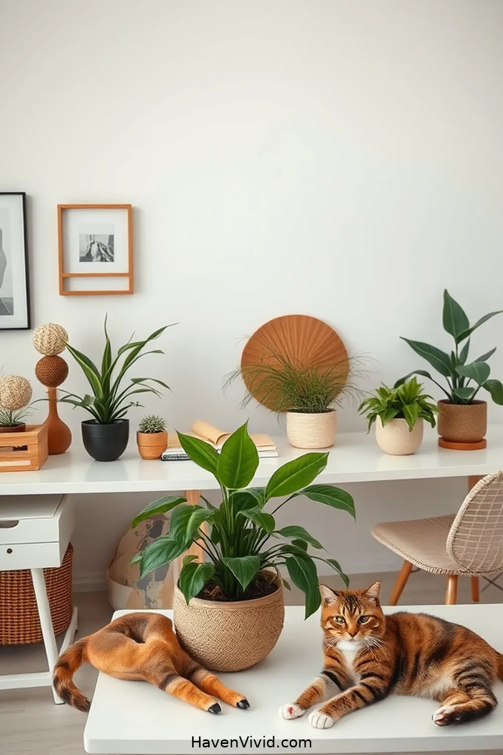 14 Essential Tips for a Minimalist Office Using Natural Fibers 14 Keep Surfaces Clutter-Free for 14 Essential Tips for a Minimalist Office Using Natural Fibers