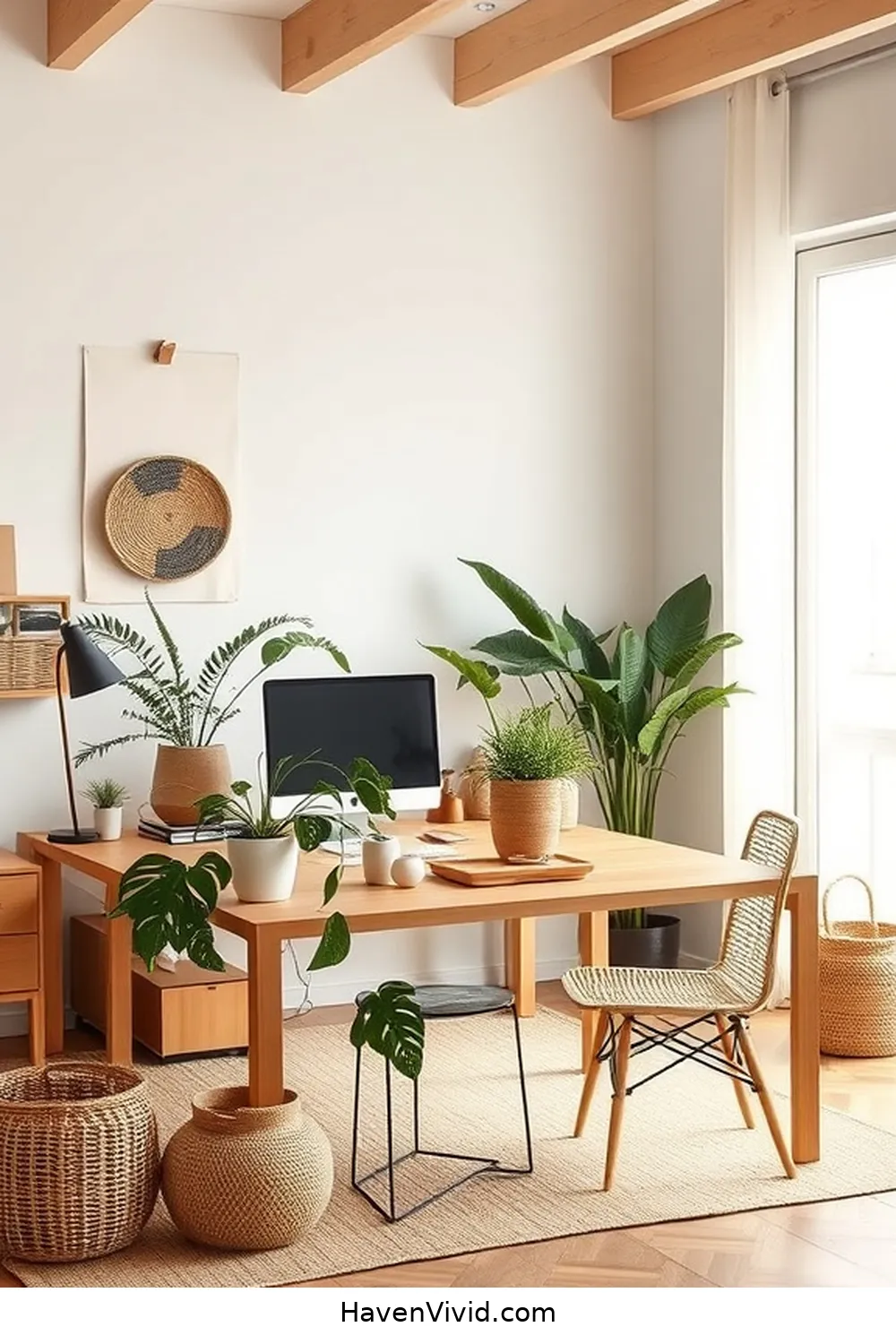 14 Essential Tips for a Minimalist Office Using Natural Fibers 15 Personalize With Minimalist Accessories for 14 Essential Tips for a Minimalist Office Using Natural Fibers