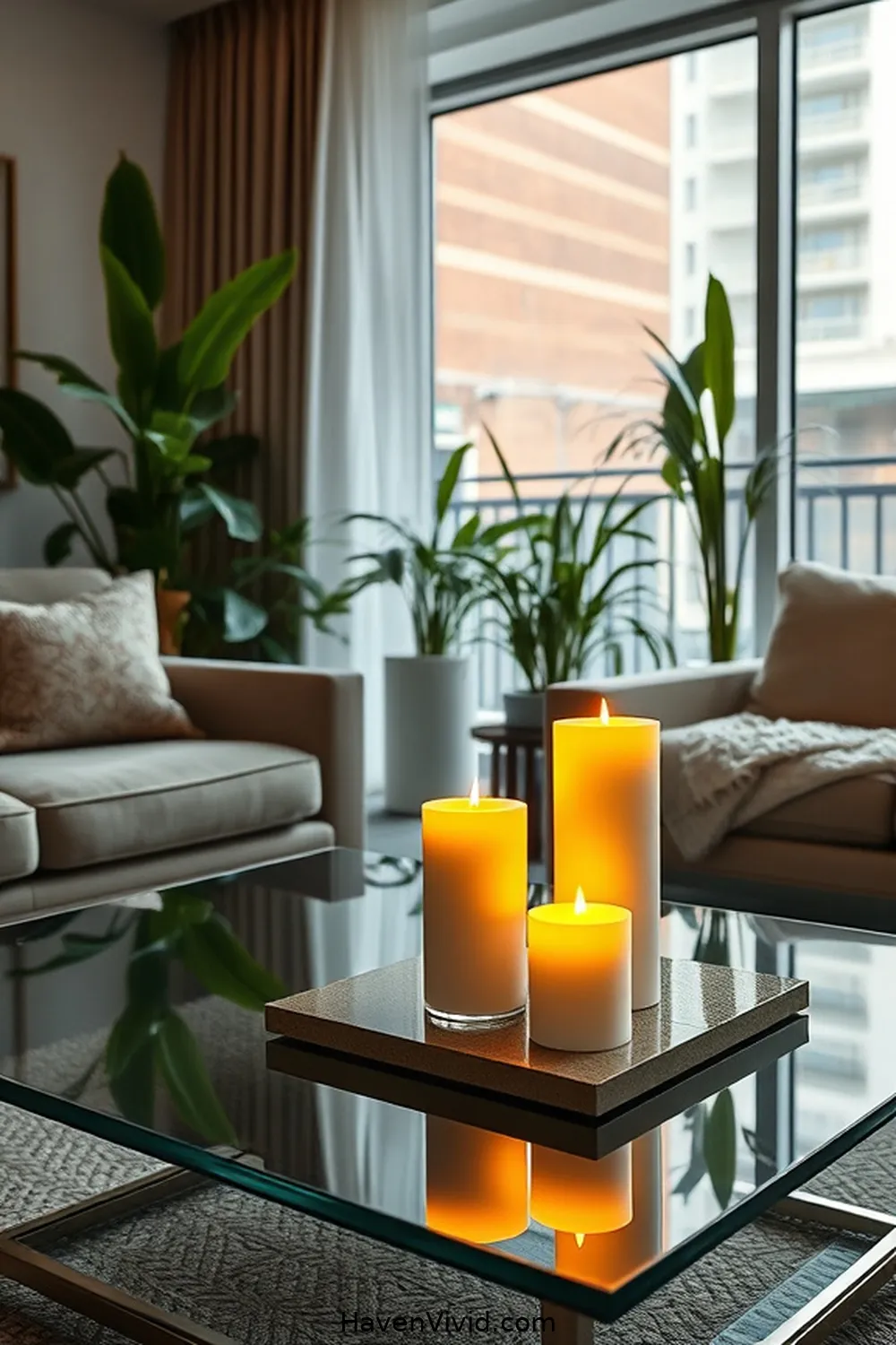 14 Stylish Ways of Using Solar-Powered Lights in Your Urban Living Room 9 Use Solar-Powered Candles for Ambient Lighting for 14 Stylish Ways of Using Solar-Powered Lights in Your Urban Living Room