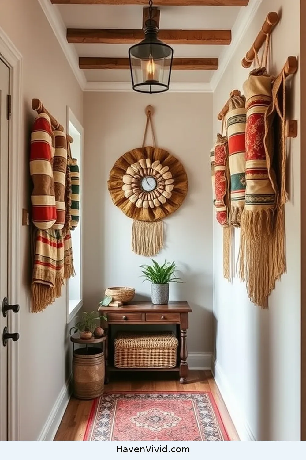 14 Tips for Transforming Your Hallway Using Upcycled Fabric for Farmhouse Living 3 Cozy Fabric Wall Hangings for 14 Tips for Transforming Your Hallway Using Upcycled Fabric for Farmhouse Living