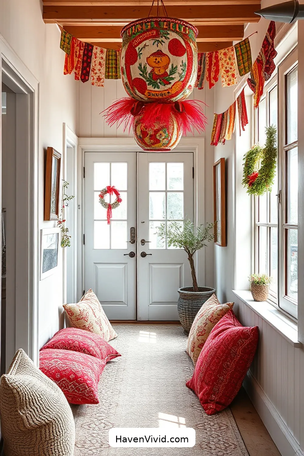 14 Tips for Transforming Your Hallway Using Upcycled Fabric for Farmhouse Living 13 Fabric-Based Seasonal Decor for 14 Tips for Transforming Your Hallway Using Upcycled Fabric for Farmhouse Living