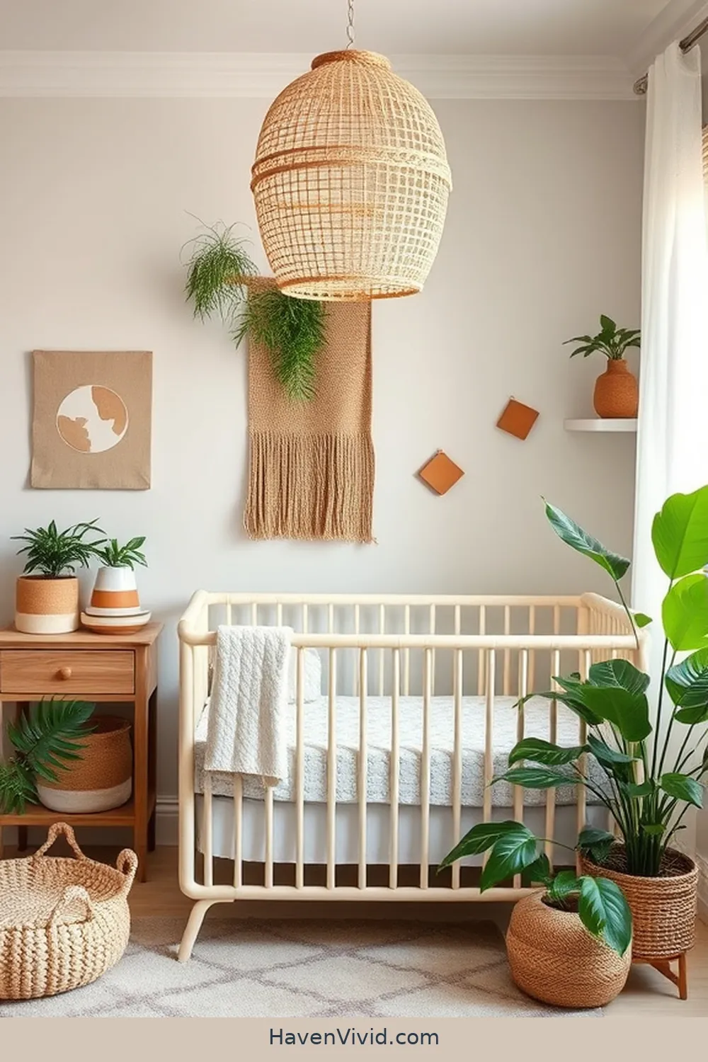 14 Ways to Create Artistic Nursery Spaces Using Natural Fibers 8 Add Hemp or Bamboo Accents for 14 Ways to Create Artistic Nursery Spaces Using Natural Fibers