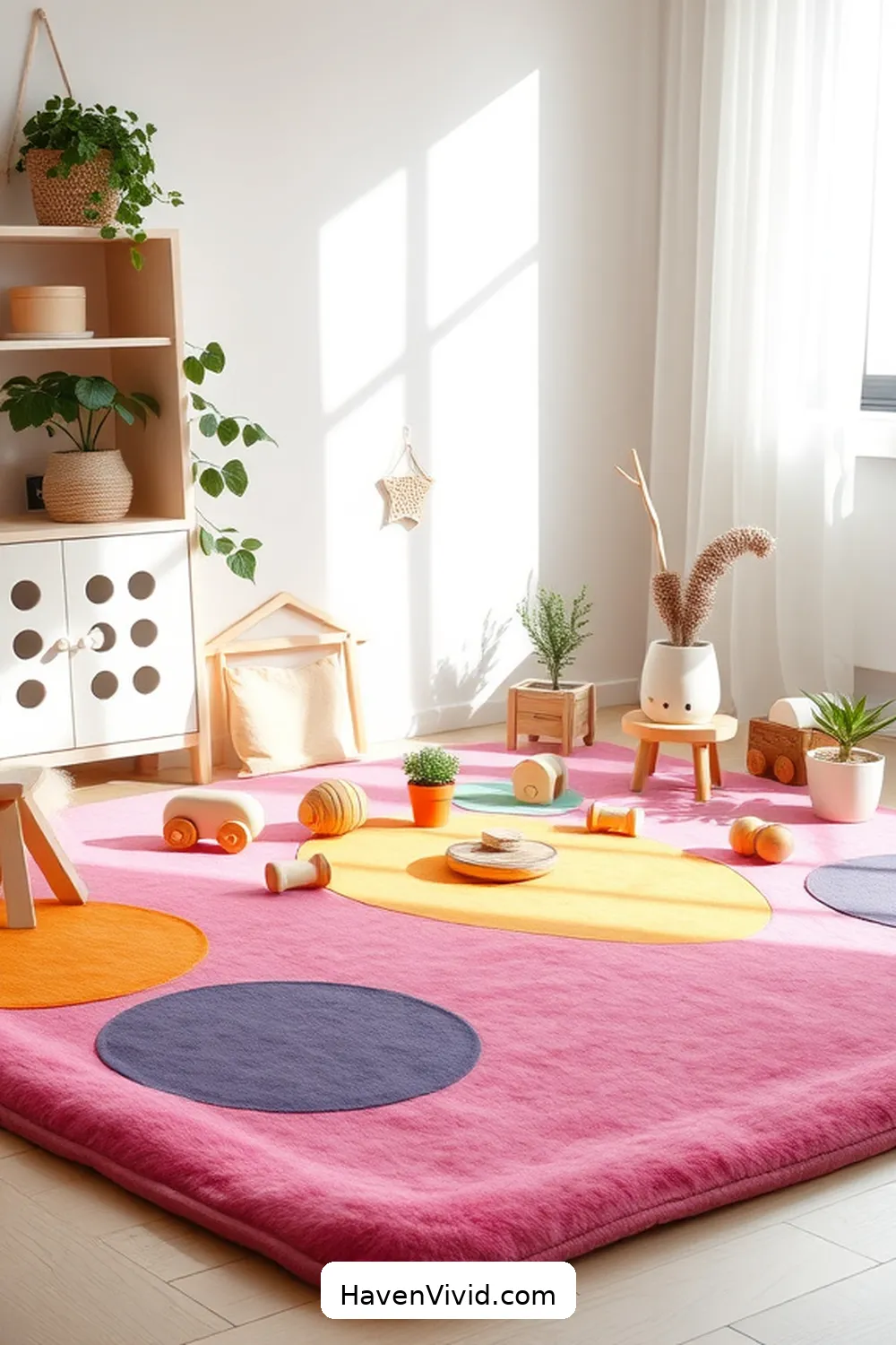 14 Ways to Create Artistic Nursery Spaces Using Natural Fibers 9 Craft a Soft Felt Play Mat for 14 Ways to Create Artistic Nursery Spaces Using Natural Fibers