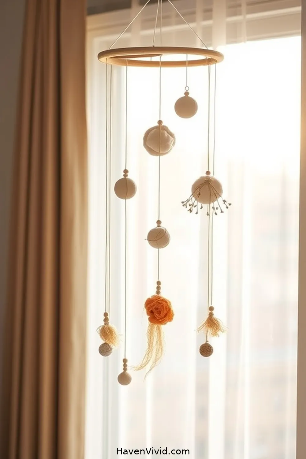 14 Ways to Create Artistic Nursery Spaces Using Natural Fibers 6 Design a Natural Fiber Mobile for 14 Ways to Create Artistic Nursery Spaces Using Natural Fibers