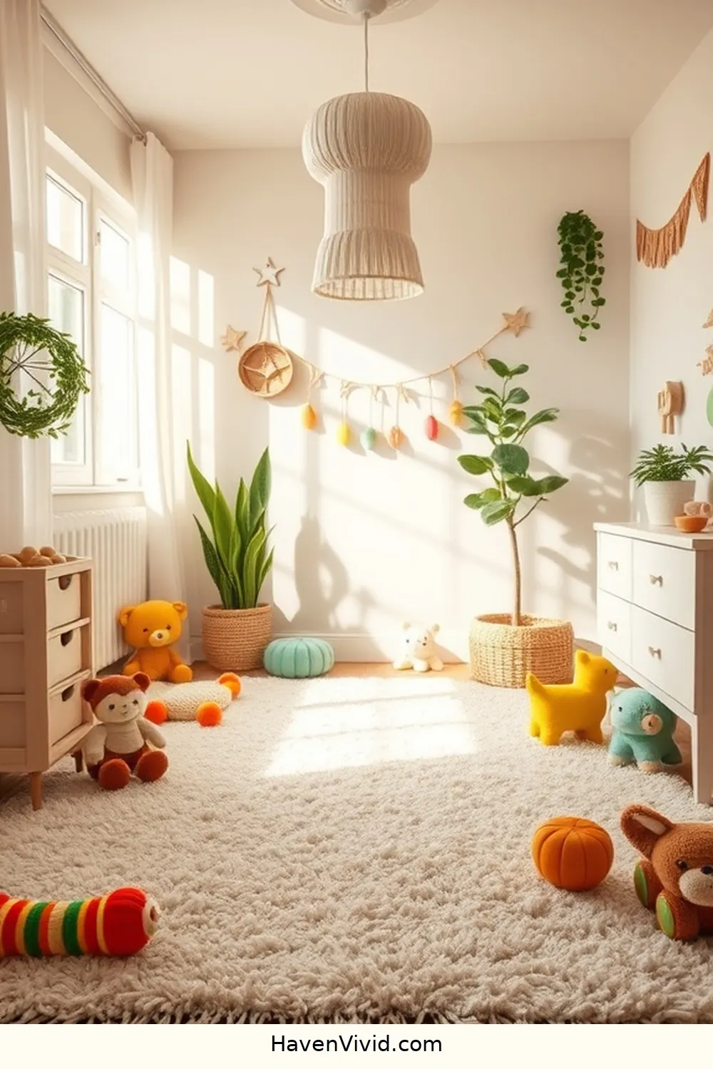 14 Ways to Create Artistic Nursery Spaces Using Natural Fibers 3 Incorporate Wool Rugs for 14 Ways to Create Artistic Nursery Spaces Using Natural Fibers