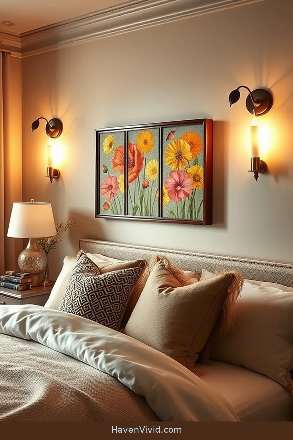 14 Ways to Create a Family-Friendly Bedroom Using Solar-Powered Lights 9 Add Solar Wall Sconces for Wall Art Illumination for 14 Ways to Create a Family-Friendly Bedroom Using Solar-Powered Lights