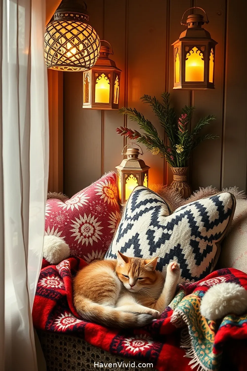 14 Ways to Create a Family-Friendly Bedroom Using Solar-Powered Lights 5 Use Solar Lanterns for a Cozy Reading Nook for 14 Ways to Create a Family-Friendly Bedroom Using Solar-Powered Lights