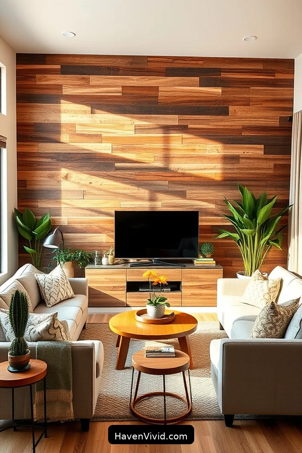14 Ways to Create an Eco-Friendly Living Room Using Reclaimed Materials 5 Reclaimed Wood Accent Walls for 14 Ways to Create an Eco-Friendly Living Room Using Reclaimed Materials