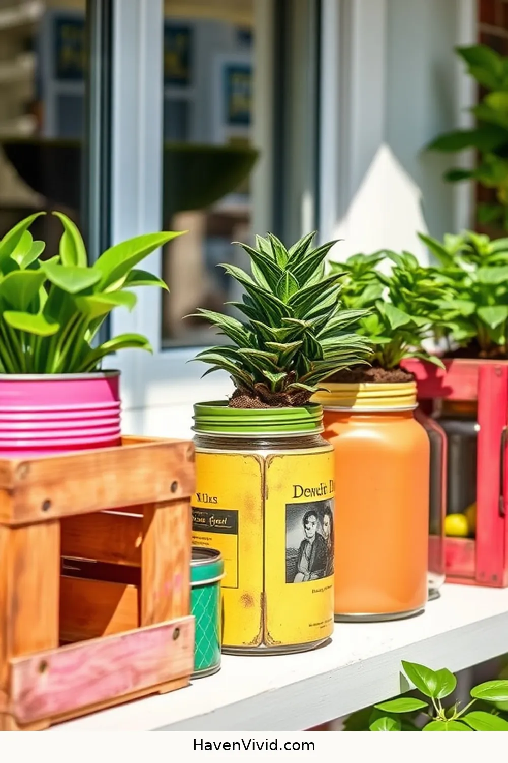 14 Ways to Create an Eco-Friendly Living Room Using Reclaimed Materials 12 Upcycled Planters for 14 Ways to Create an Eco-Friendly Living Room Using Reclaimed Materials
