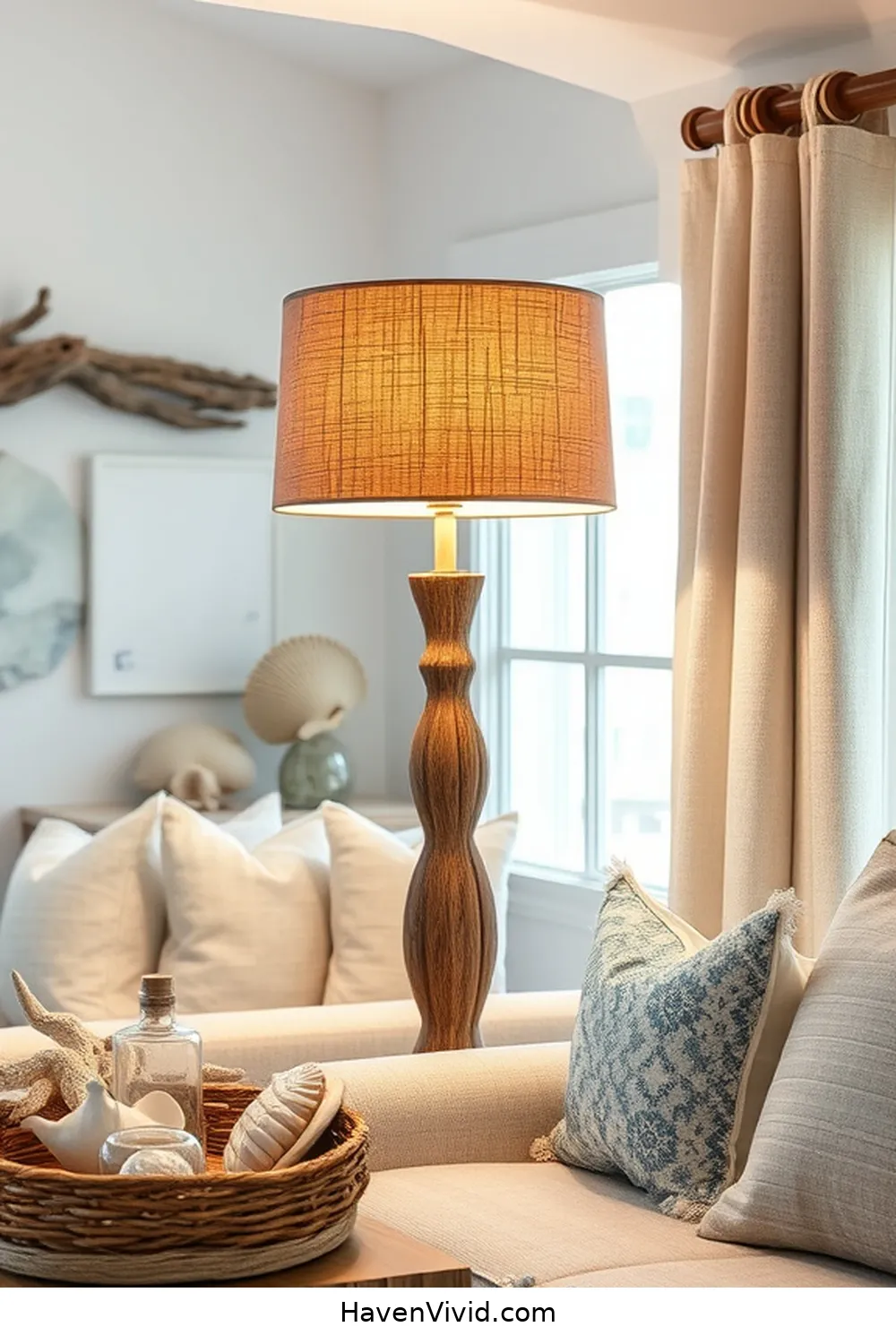 14 Ways to Embrace Coastal Living in Your Room Using Cork 10 Cork Lampshades for Soft Lighting for 14 Ways to Embrace Coastal Living in Your Room Using Cork