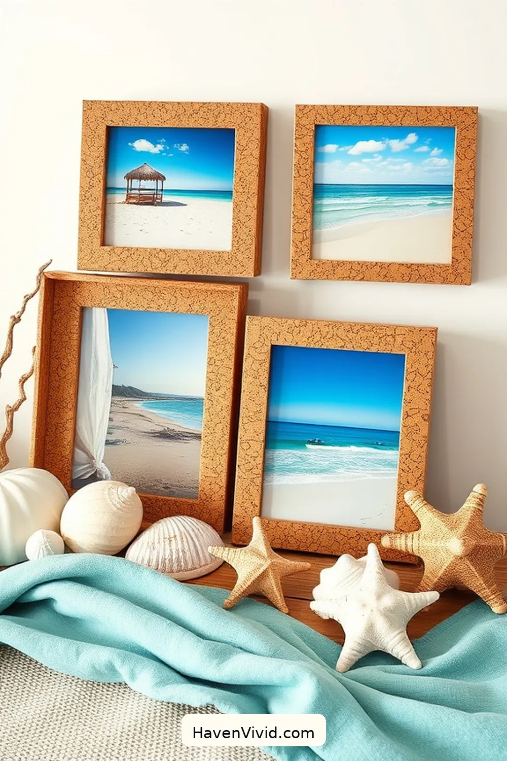 14 Ways to Embrace Coastal Living in Your Room Using Cork 8 Cork Picture Frames for Seaside Memories for 14 Ways to Embrace Coastal Living in Your Room Using Cork